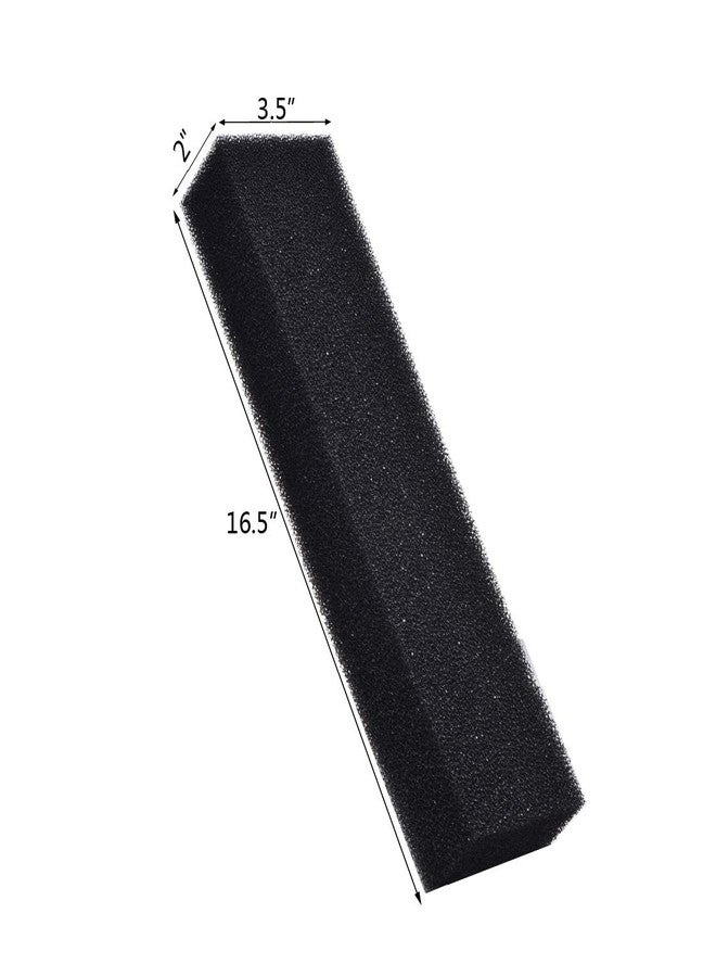 Hipanda Aquarium Bio Sponge Filter Media Pad Cut-to-fit Foam for Aquarium Fish Tank 16.5" x 3.5" x 2" - Image 2